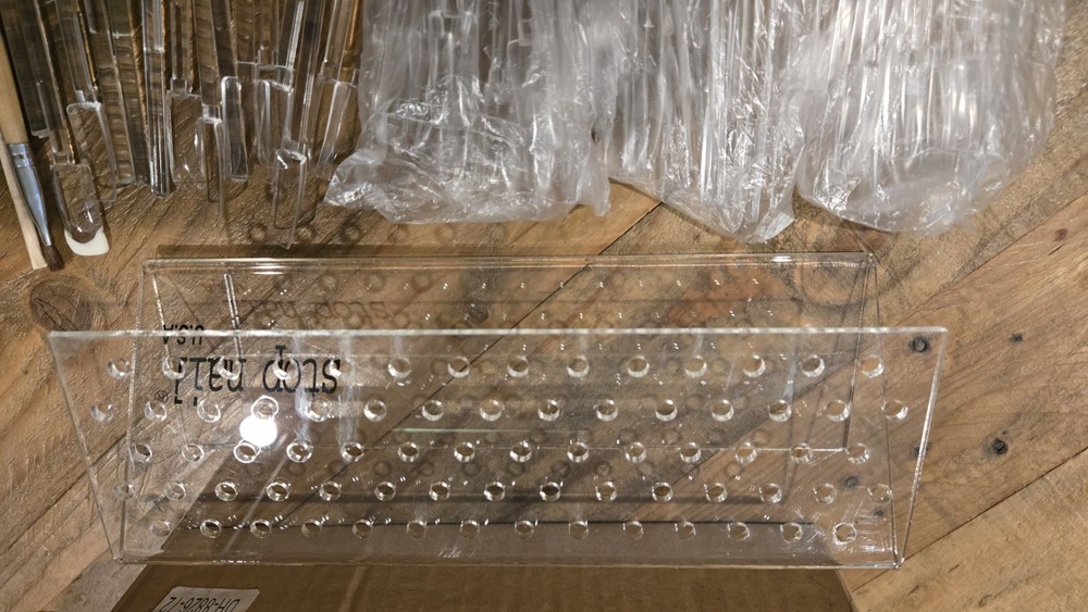 Clear Acrylic Nail Display Stand by