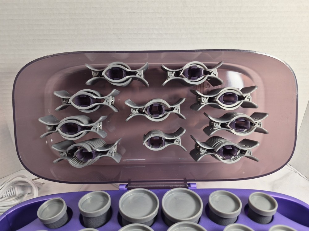 Hot Shot Tools- 20 Hot Rollers with Clips Model #8510352 Great Condition!