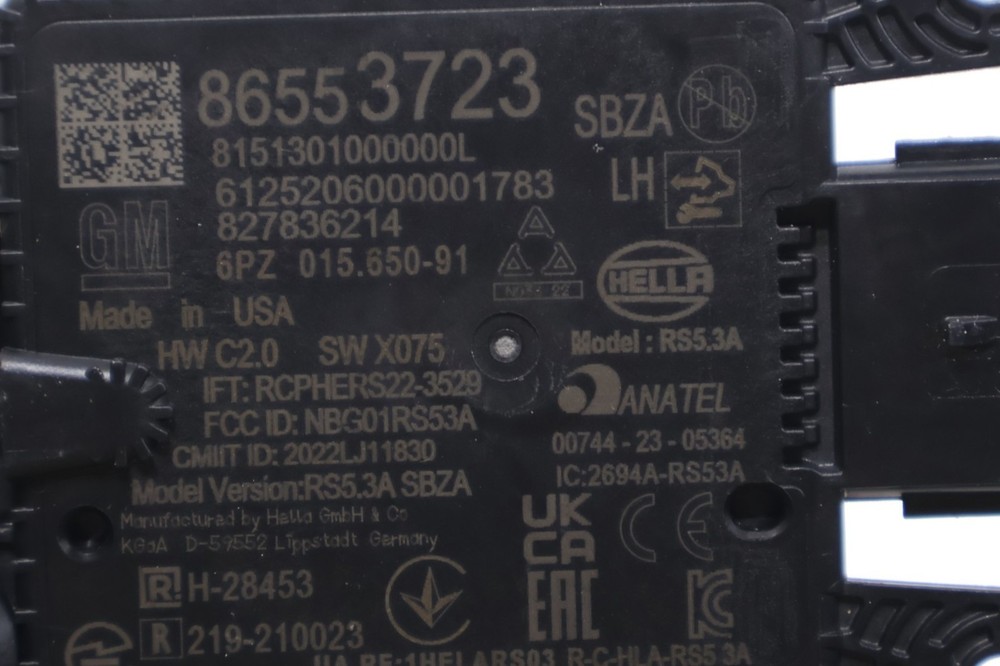 2024-2025 BUICK ENVISION REAR LEFT SIDE BLIND SPOT RADAR SENSOR MODULE UNIT OEM