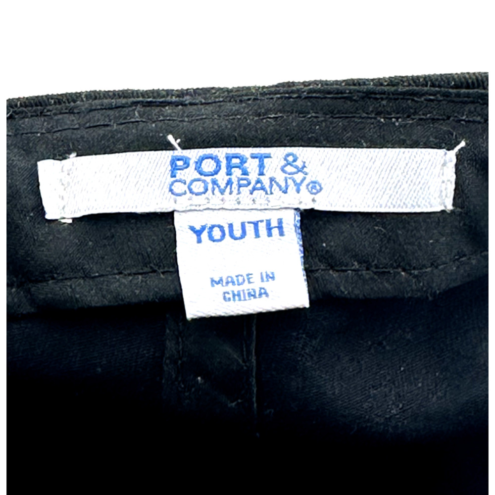 Kid's PINSTRIPES CAP Black - OSFM - Adjustable