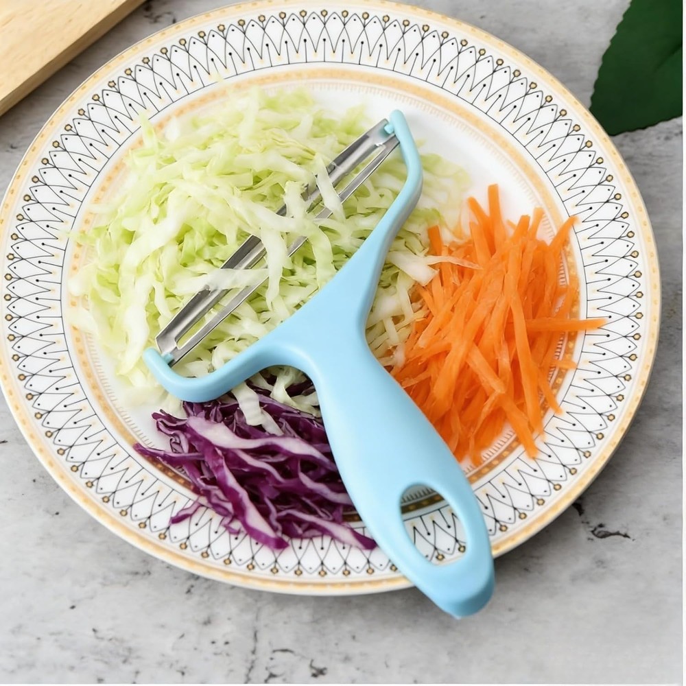 1 Stainless Steel Multi-Function Kitchen Cutter for Shredding Cabbage, Potatoes