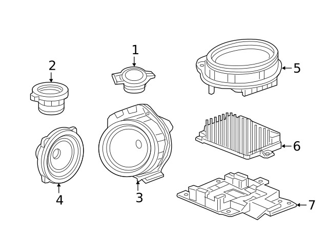 Genuine GM Radio Speaker Amplifier 84850438