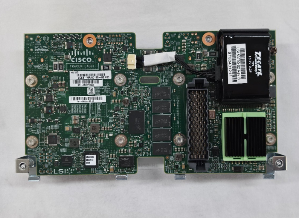 Cisco UCSB-MRAID12G-HE 2-Bay 12Gbps SAS RAID Controller Module w/ Battery
