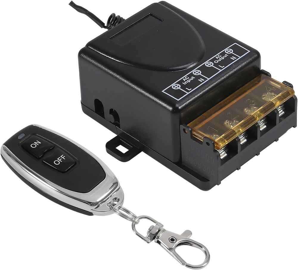 Wireless Remote Control Switch 30A Relay Switch with 328 Ft Long Range AC110V/12
