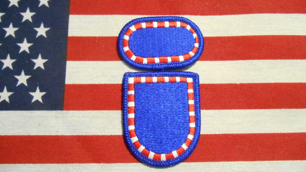 127th Engineer BN Airborne Beret Flash & Para Oval Patch M/E