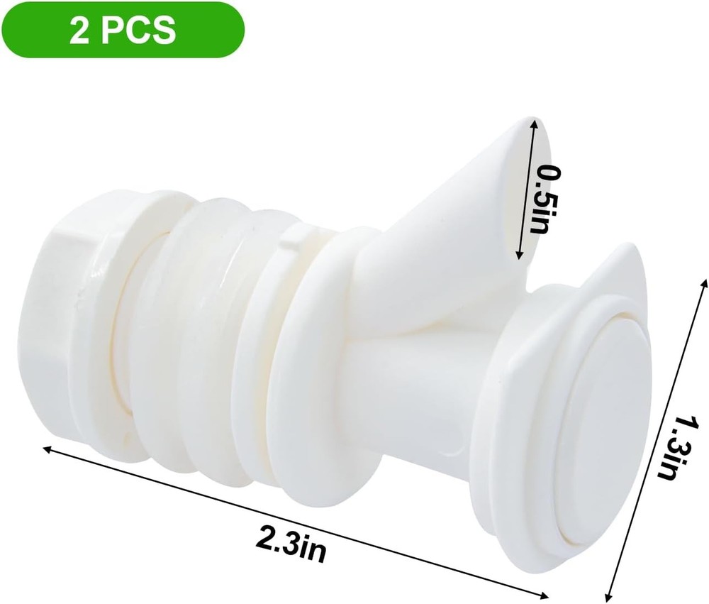 Mountain Water Cooler Spigot for Rubbermaid Gott Cooler Valve,Push-Button Style,