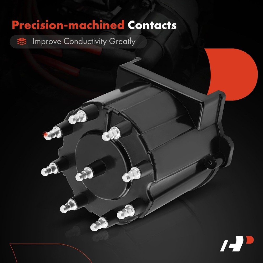 A-Premium Ignition Distributor Cap Compatible with GMC, Chevy & Cadillac