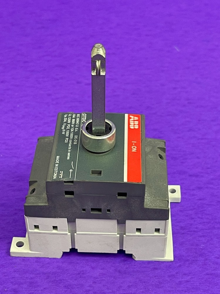 ABB OTDC16F2 DC Switch-Disconnector, 16A, 2-Pole, 1000VDC, Front Operated