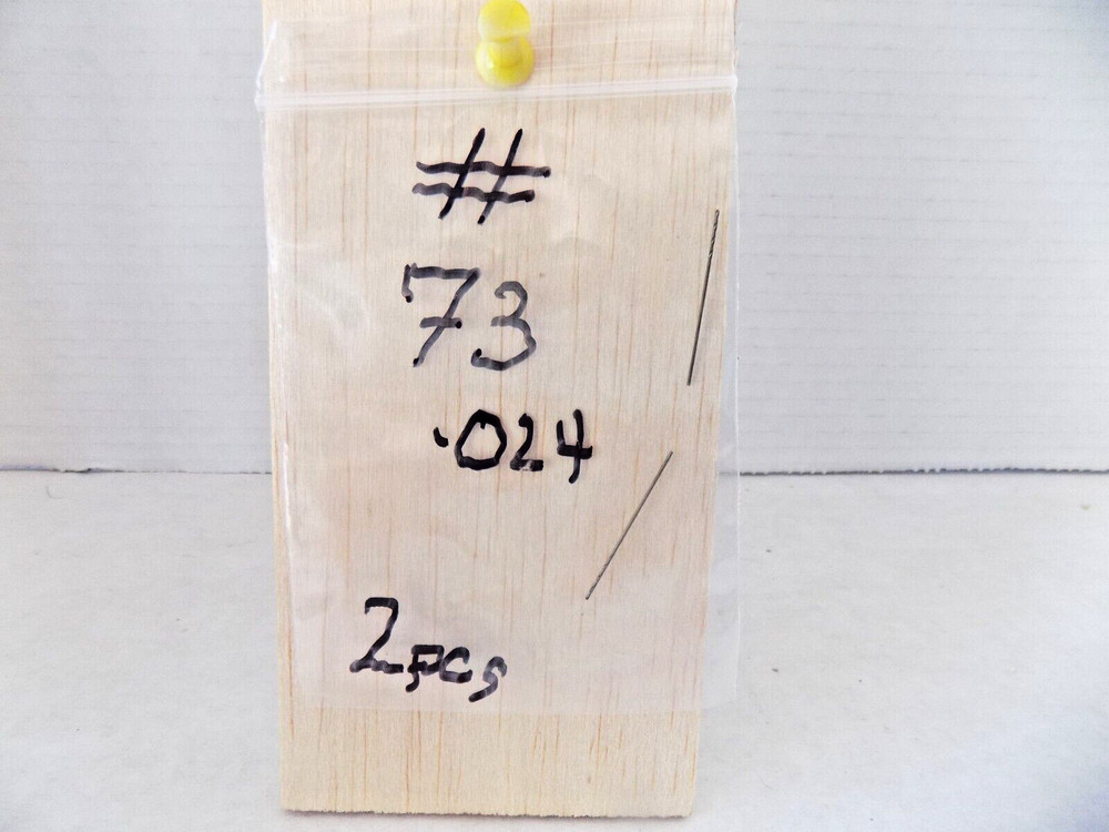 2) #73  .024   DIA. DRILL BIT UNBRANDED PO   NIB