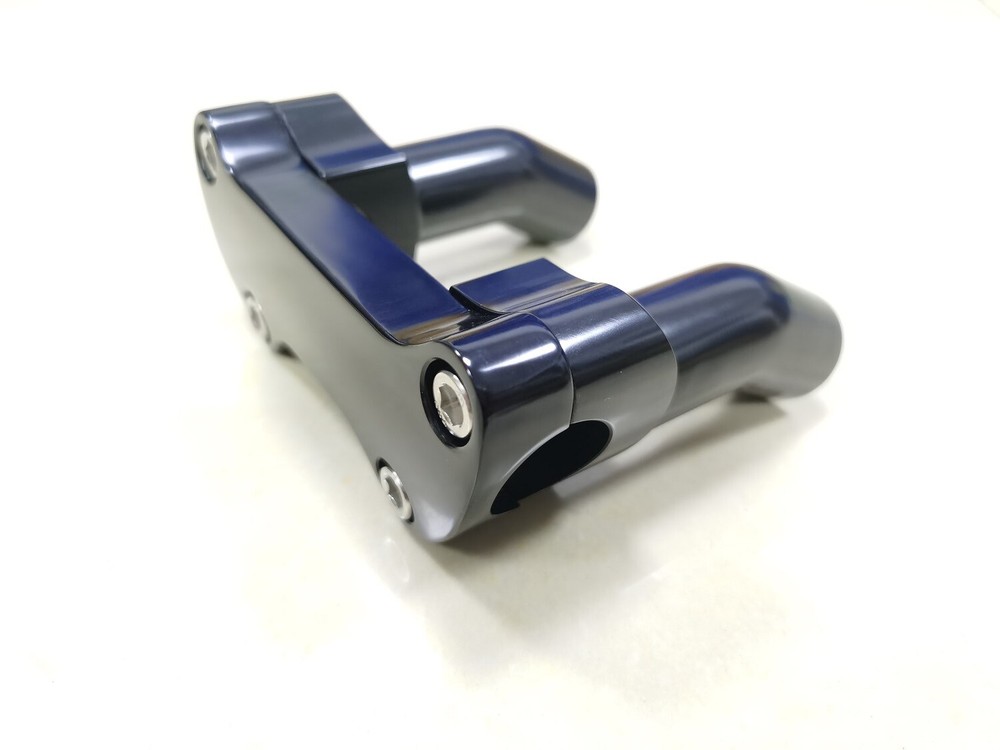3.5" Black Handlebar Riser Top Clamp For Harley Night Train Softail Custom FXSTC