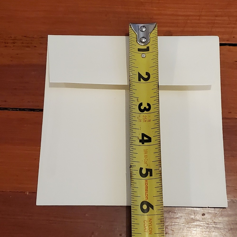 6" x 6" A-size square flap mailing envelopes for invitations 50 pcs per pack