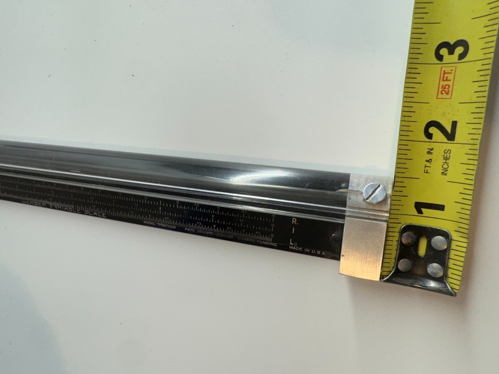 VTG Gerber Variable Scale TP007100B Engineering Slide Rule & Leather Case READ