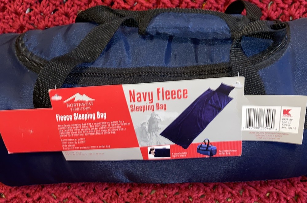 Northwest Territory Navy Fleece Sleeping Bag