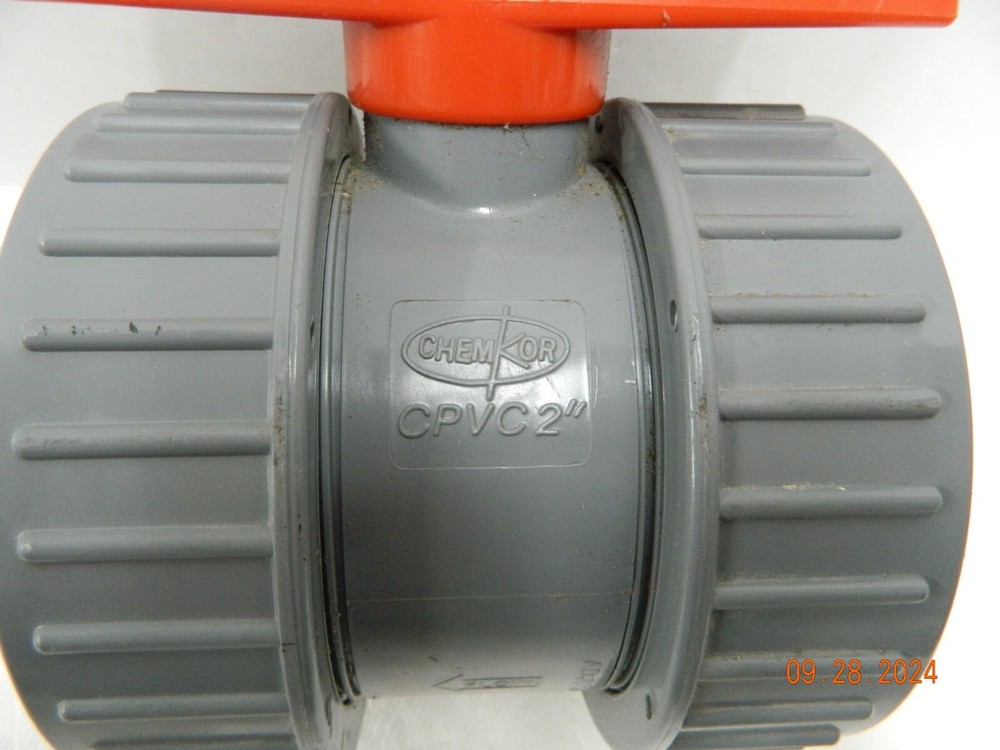 CHEMKOR CPVC 2'' BALL VALVE PLASTIC