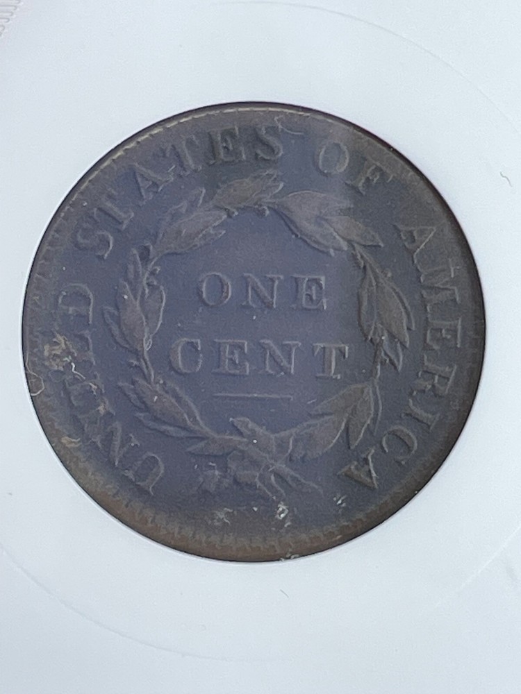 1814 ANACS VF Details Coronet Large Cent Corroded