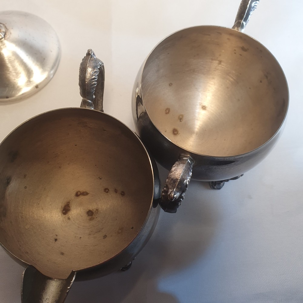 Vintage Silver Plated 4 psc Coffee/Tea Set (61)