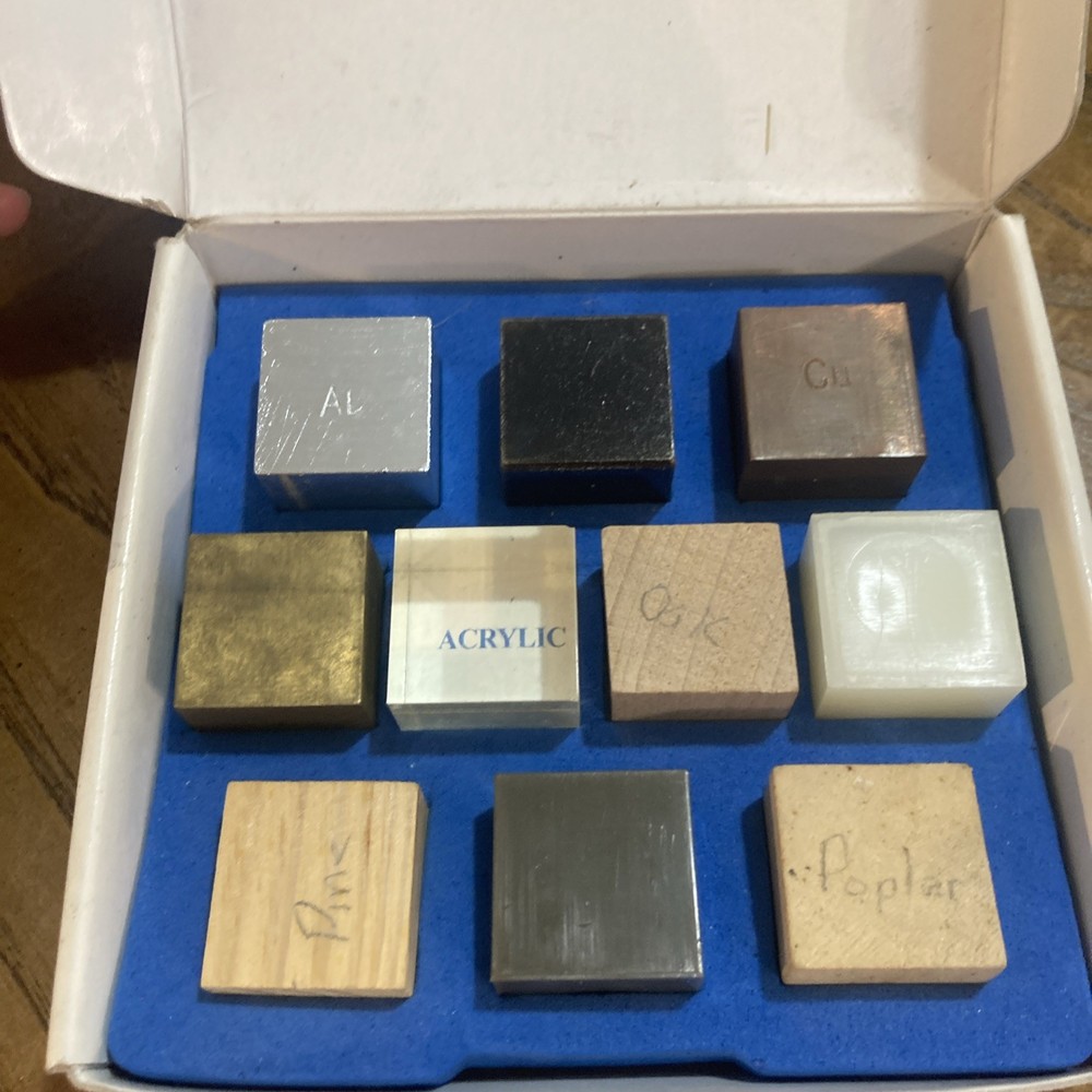 Science First 30-161 Density Cube Set w/ Box