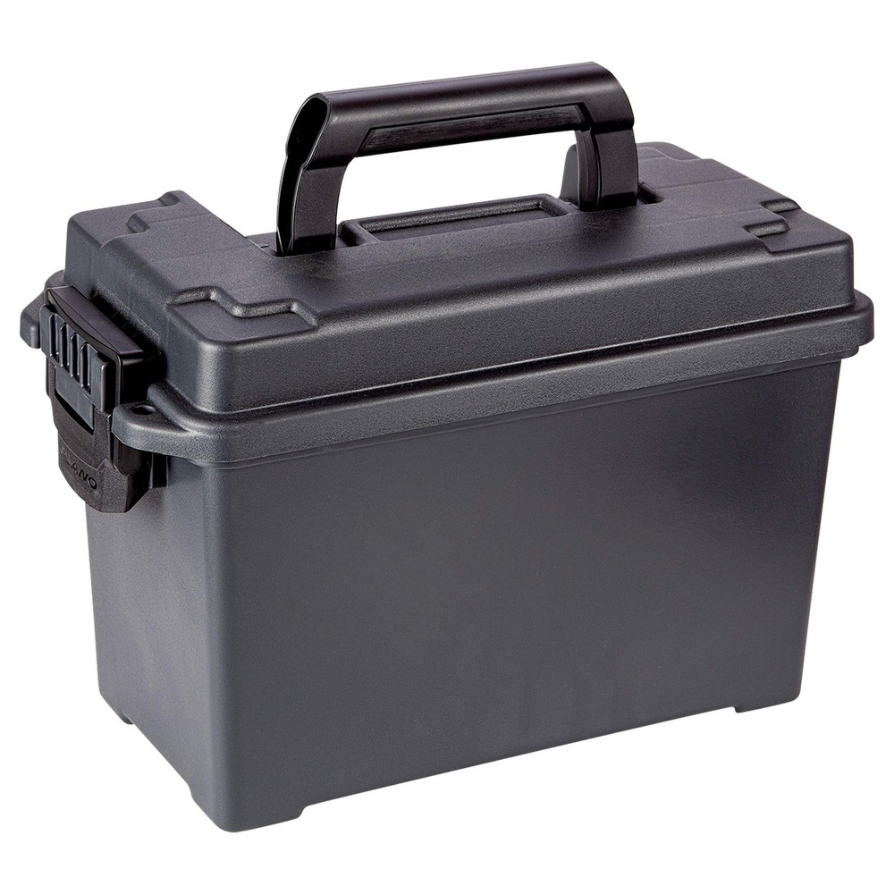 Plano Field Ammo Box .50 Caliber, Black, Lockable Ammunition Medium, Black