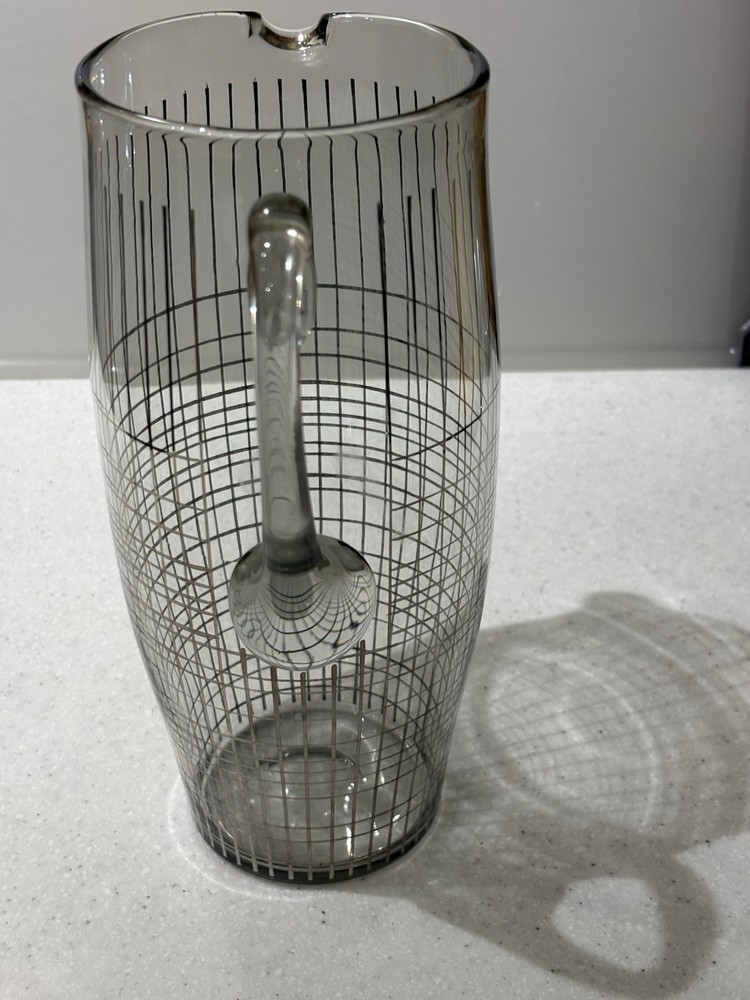 Martini Pitcher, Water, Antique Glass
