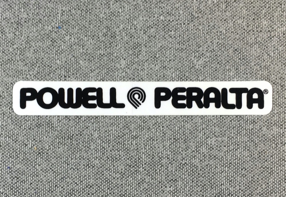 Powell Peralta Strip Skateboard Sticker Black 4"
