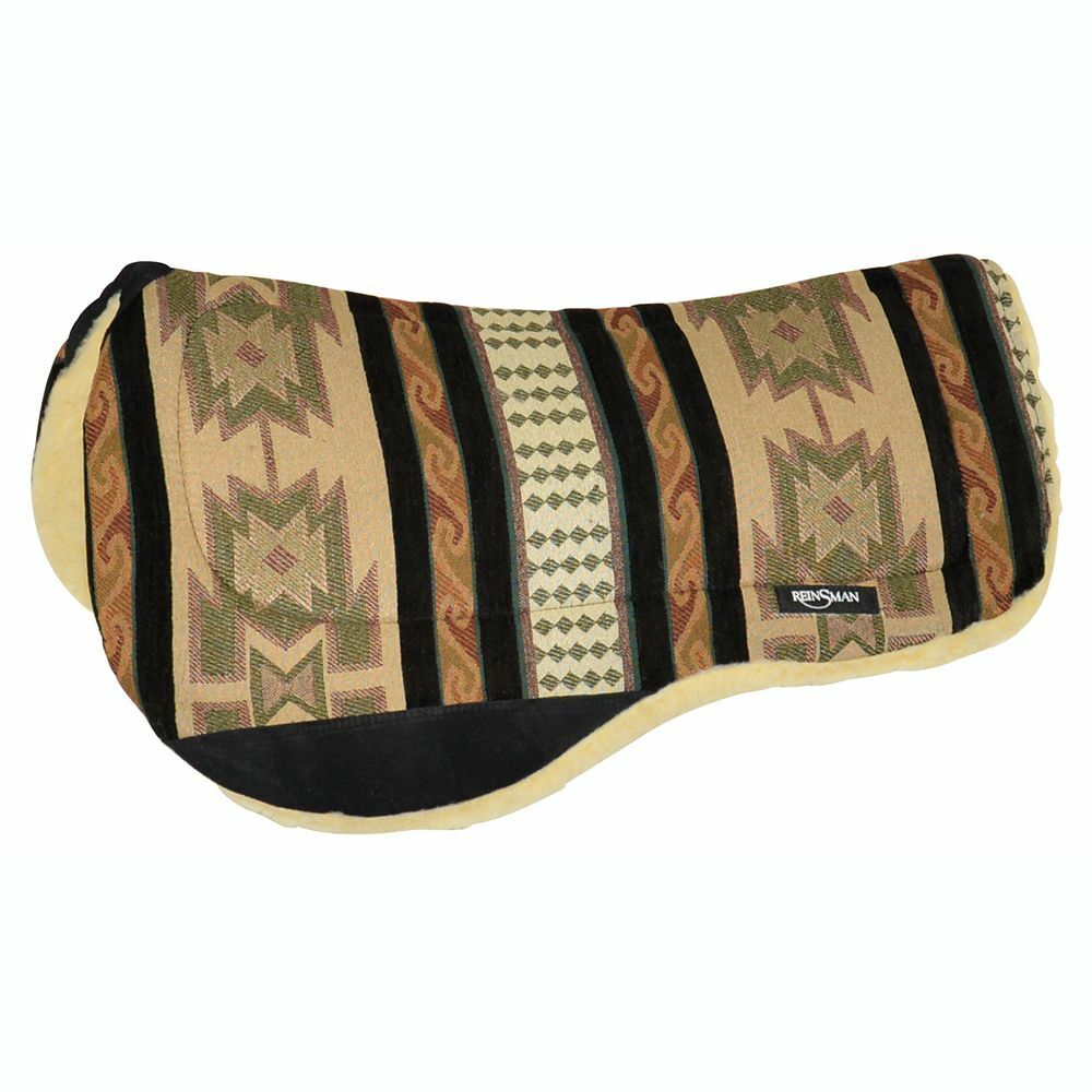 Reinsman Aztec Contoured Trail Saddle Pad Fleece Underside