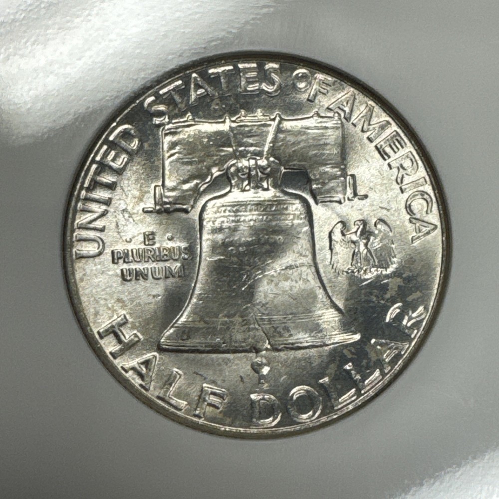 1957 Franklin Silver Half Dollar NGC MS64 BU Uncirculated.