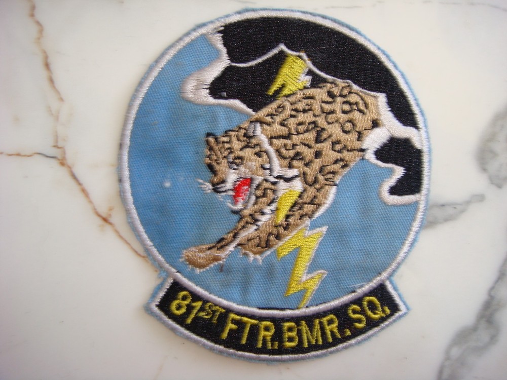 USAF 81st FIGHTER  BOMBER SQUADRON PATCH
