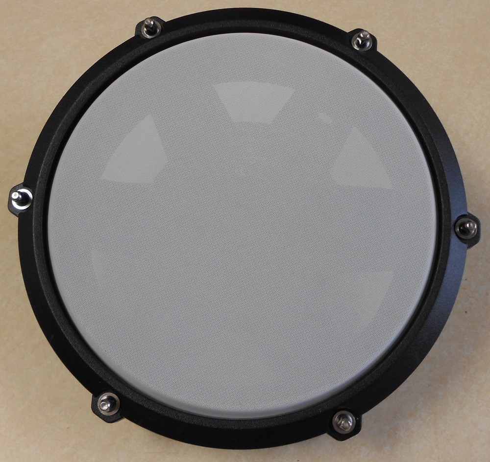 Alesis Drums Nitro Max Electronic Black Shell White Mesh 8" Single Zone Tom Pad