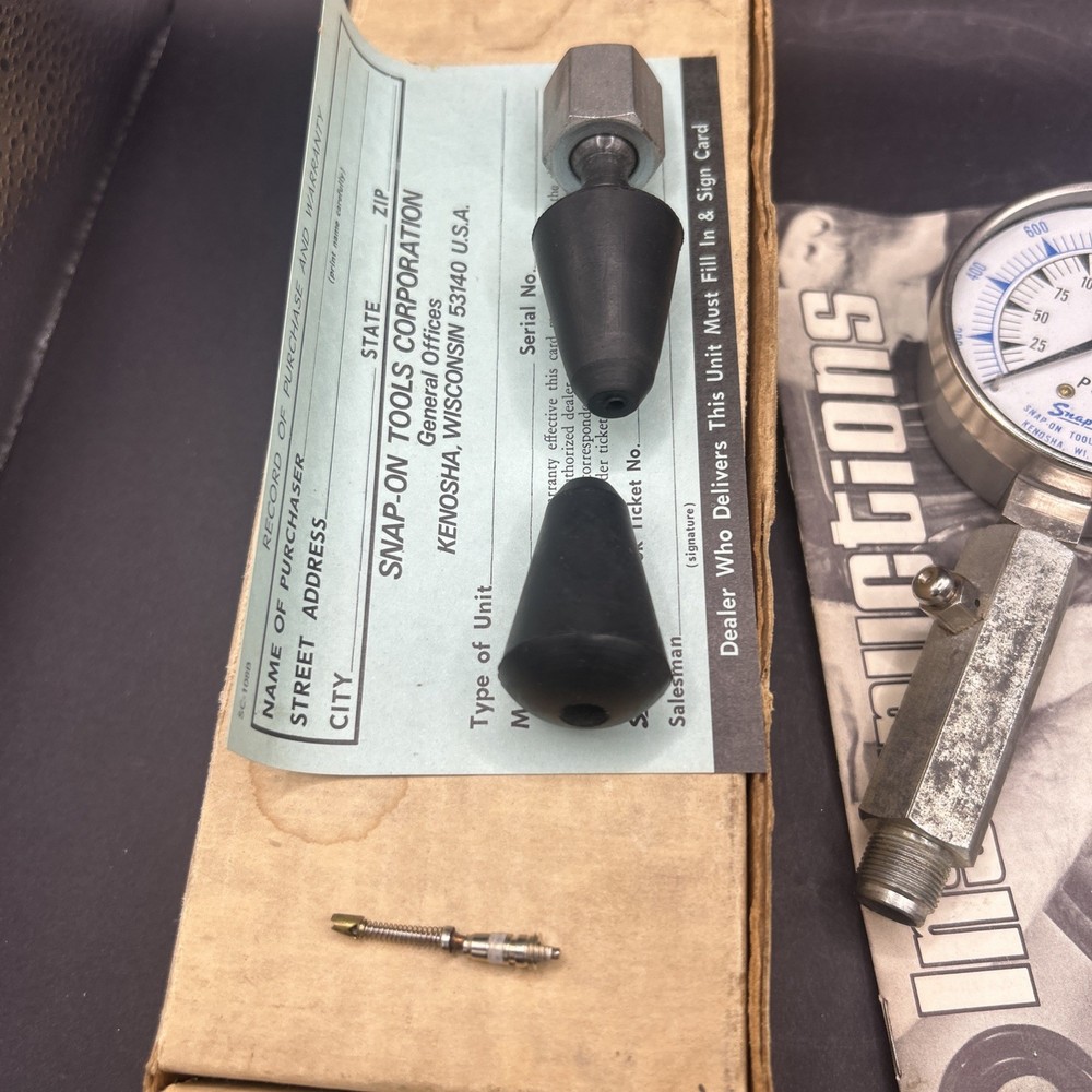 Snap On Compression Gauge Set MT24H 1700 Kilopascal