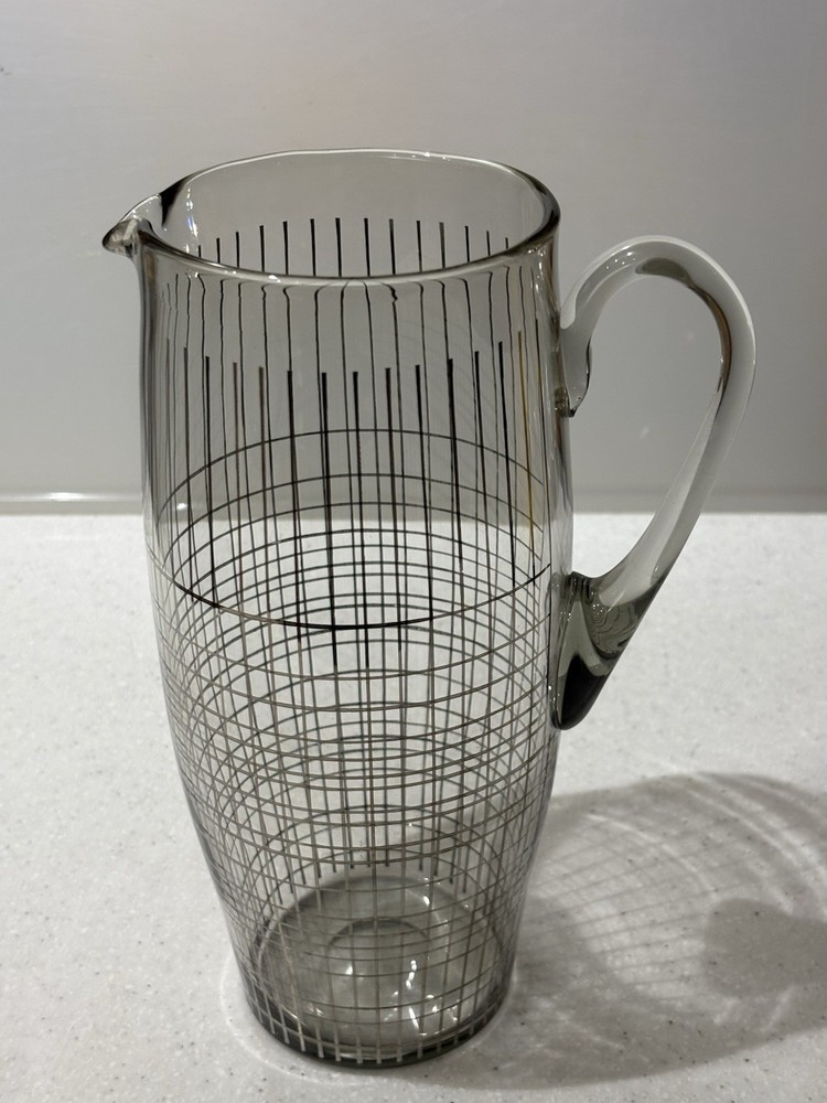 Martini Pitcher, Water, Antique Glass