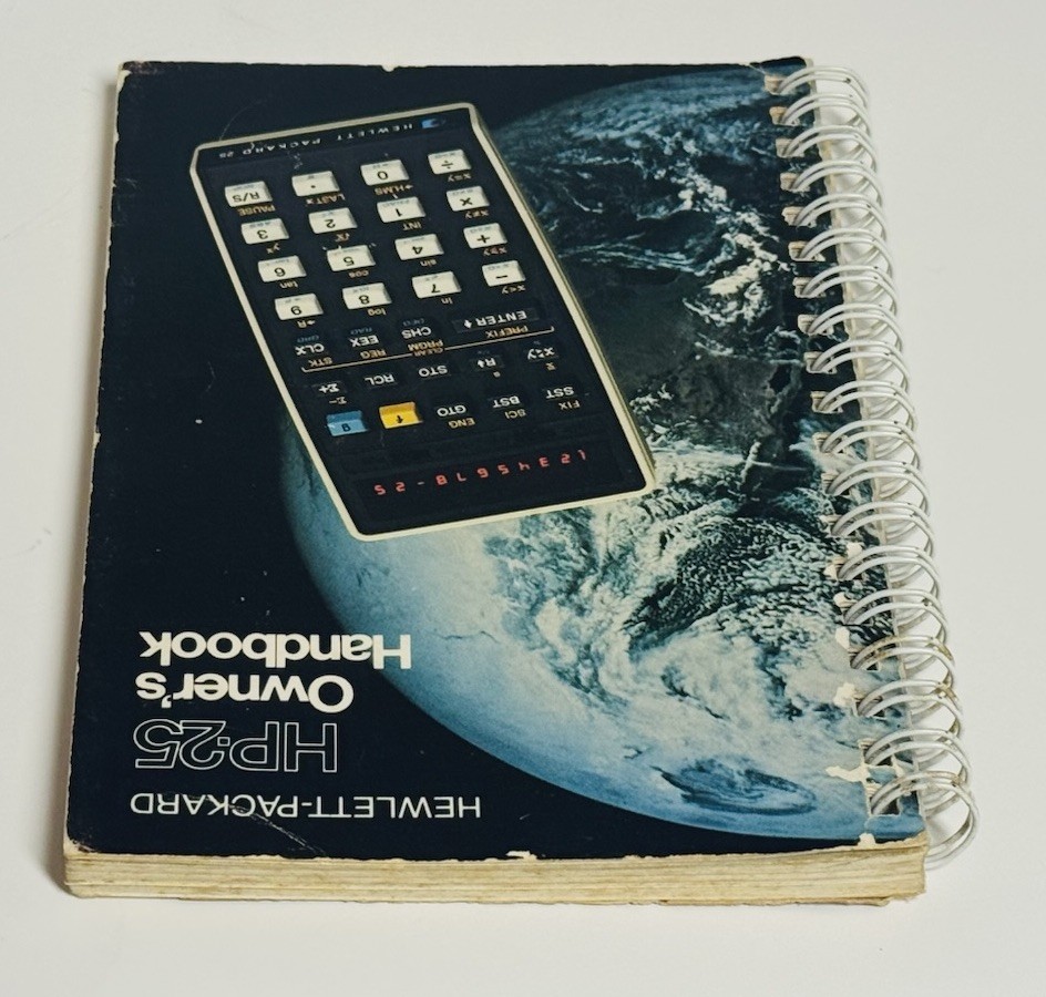 Hewlett Packard HP-25 Owner's Handbook