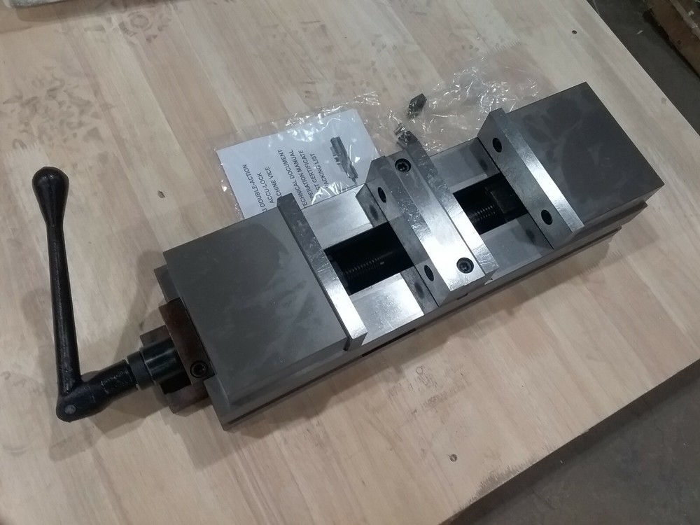 6" DOUBLE LOCK CNC PRECISION MACHINE VISE #8500-DL6--NEW