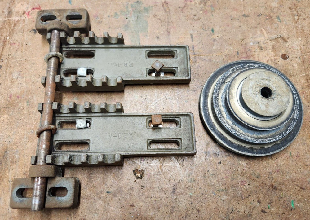 Walker Turner L752 Wood Lathe Motor Mount & Step Pulley