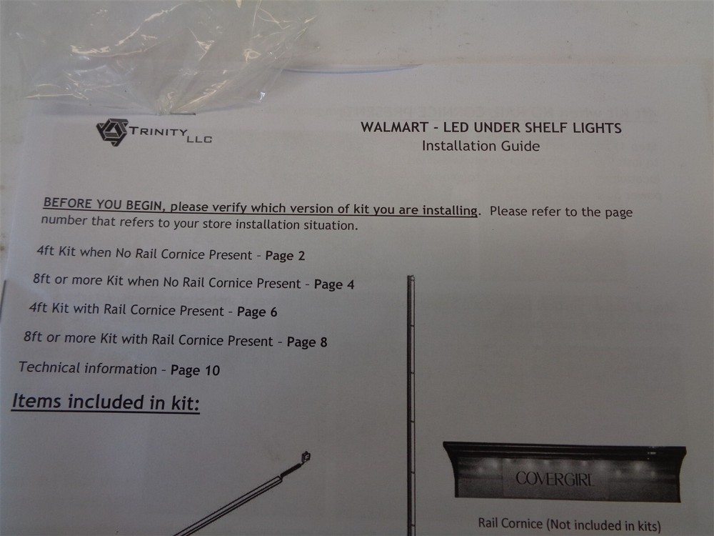 Qty = 21: LED Undershelf Lighting 46"