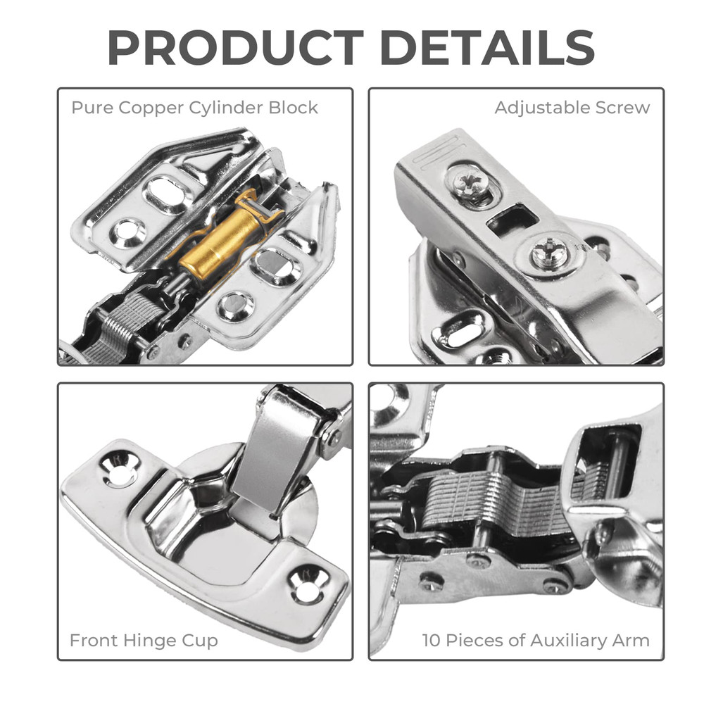 Damping Hinge Buffer Hydraulic Hinge Stainless Kitchen Cabinet Door Hinges