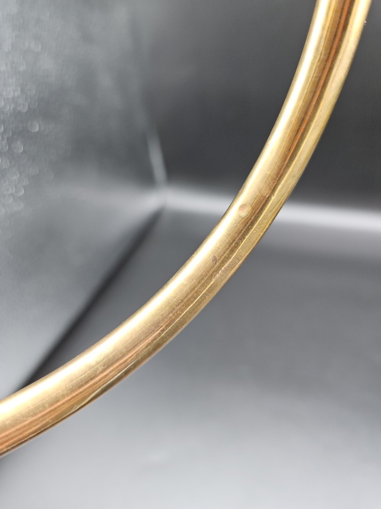 Vintage Decorative Solid Brass Horn India 13"