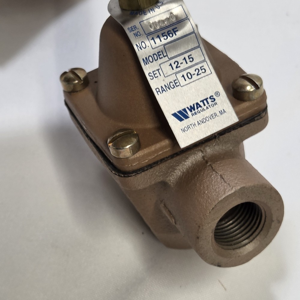 Watts Feed Water Pressure Regulator Valve 1/2" 1156F STD Fast Fill New Open Box