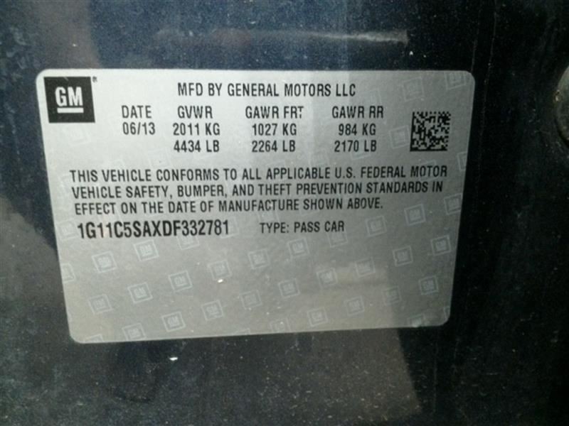 Driver Left Front Spindle/Knuckle Fits 14-20 IMPALA 104577854