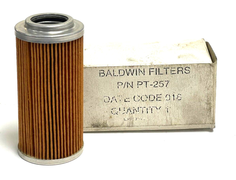 BALDWIN FILTERS PT-257 HYDRULIC FILTER ELEMENT ONLY 3-1/2" L