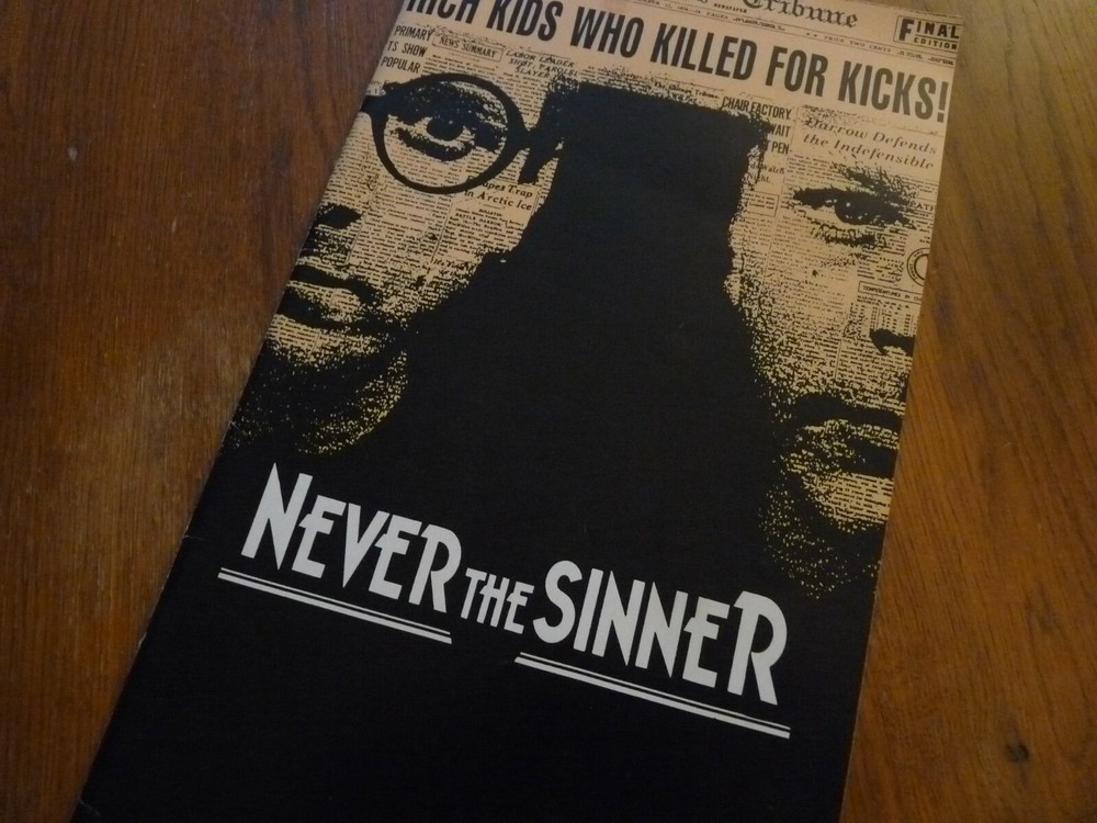 Never The Sinner MI Group Playhouse Programme
