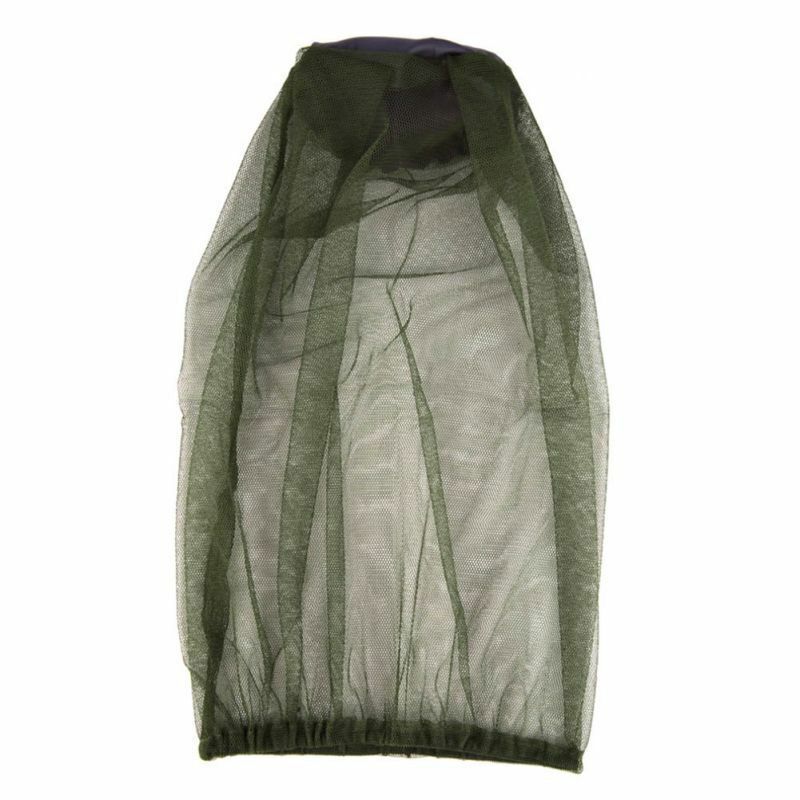 Outdoor Mosquito Resistance Bug Insect Bee Net Mesh Head Face Protector Cap Hat