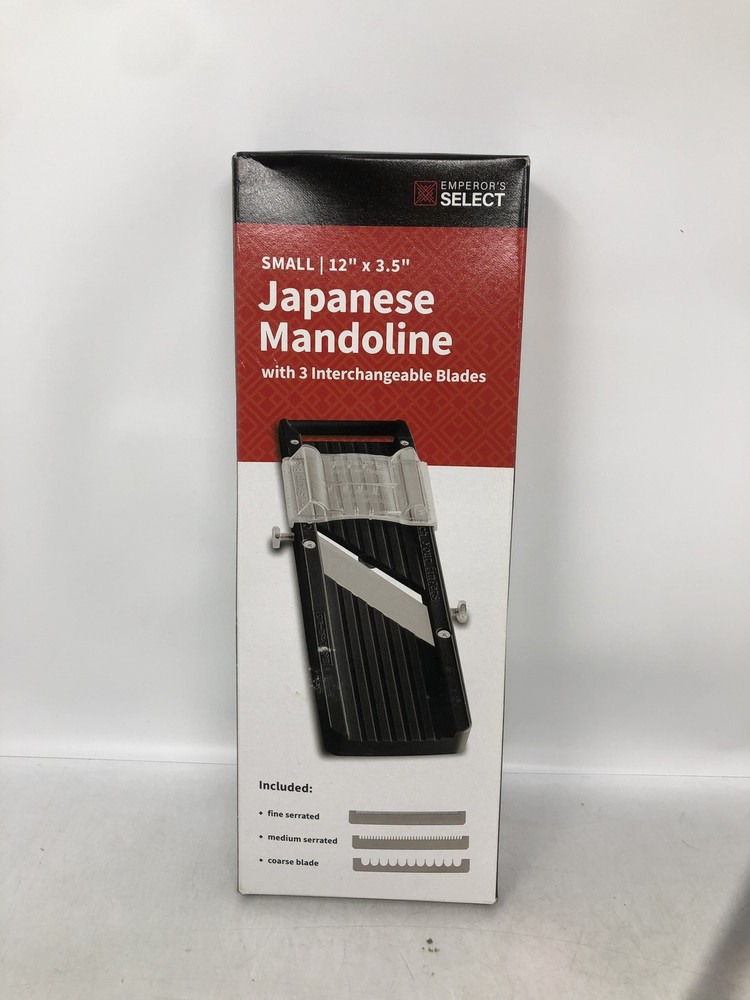 Emperor's Select Japanese Mandoline 12"x3.5" Blades Adjustable Thickness