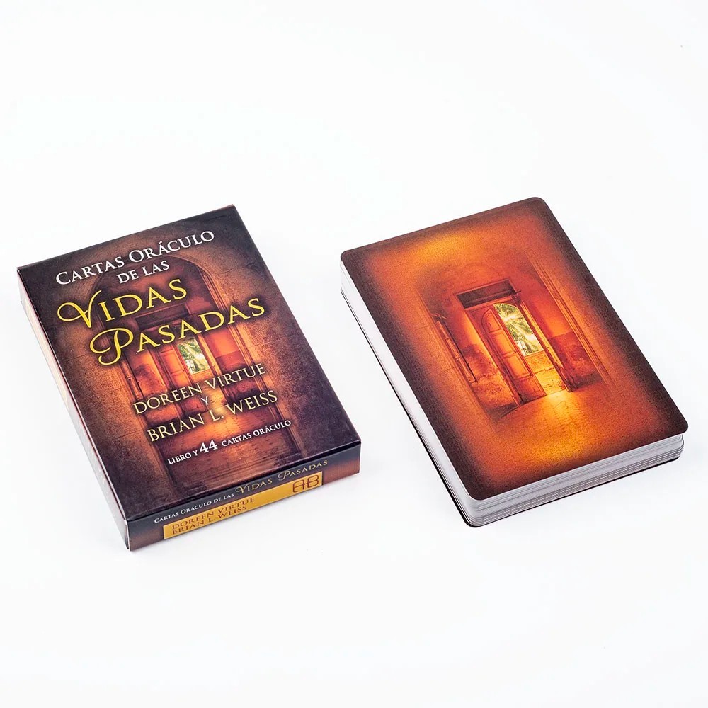 "Vidas Pasadas" Tarot 44Cards Spanish Version Divination Edition Fortune Telling