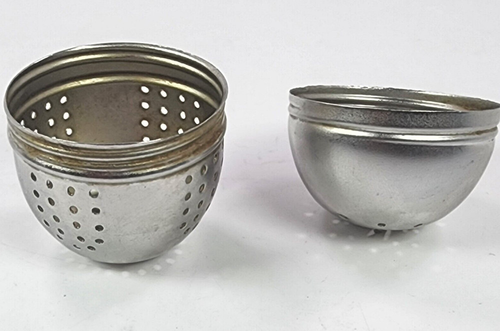 Vintage Loose Leaf Tea Coffee Strainer Infuse no chain