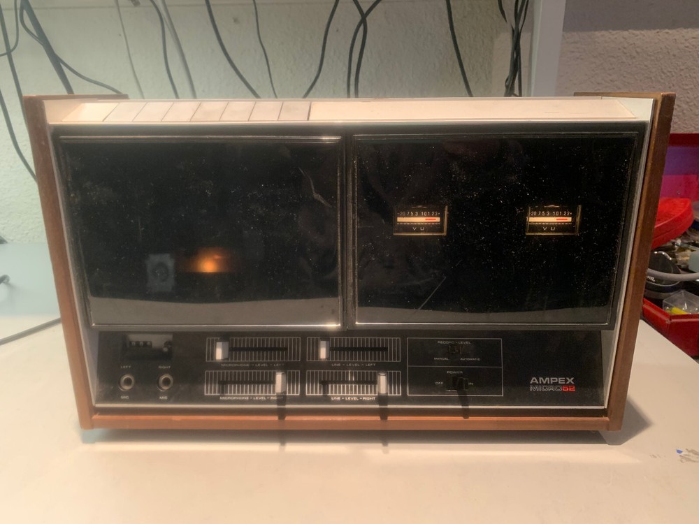 Vintage Ampex Micro 52 Stereo Cassette Deck