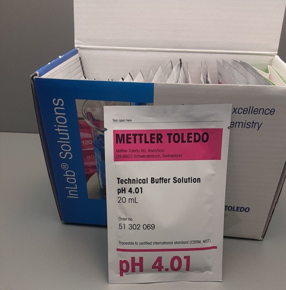 (28) Mettler Toledo  pH 4.01 (20 ml) Buffer Calibration Solution