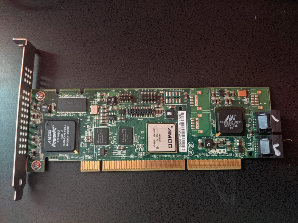 AMCC 3WARE 9550SXU-4LP PCI 64BIT SATA RAID CONTROLLER