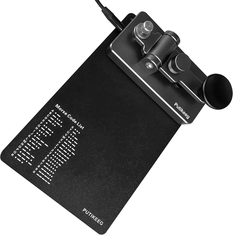 Classic Morse Code Learning Key - Rust-Resistant Steel Table for Enthusiasts