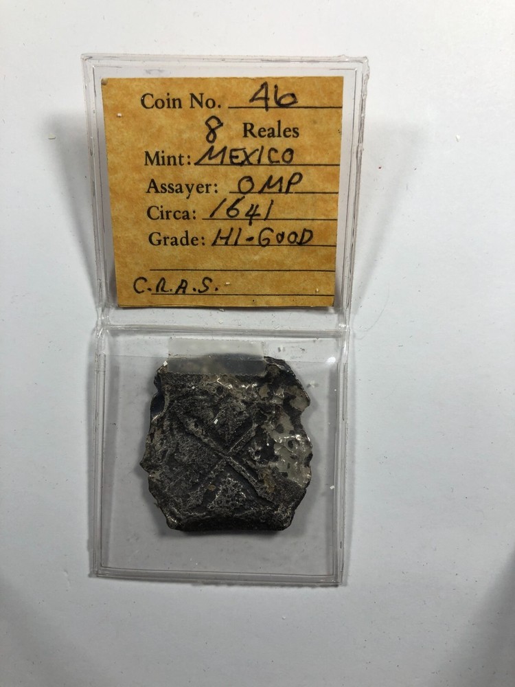 1641 Mexico 8 Reals Spanish Shipwreck. Nice Good.