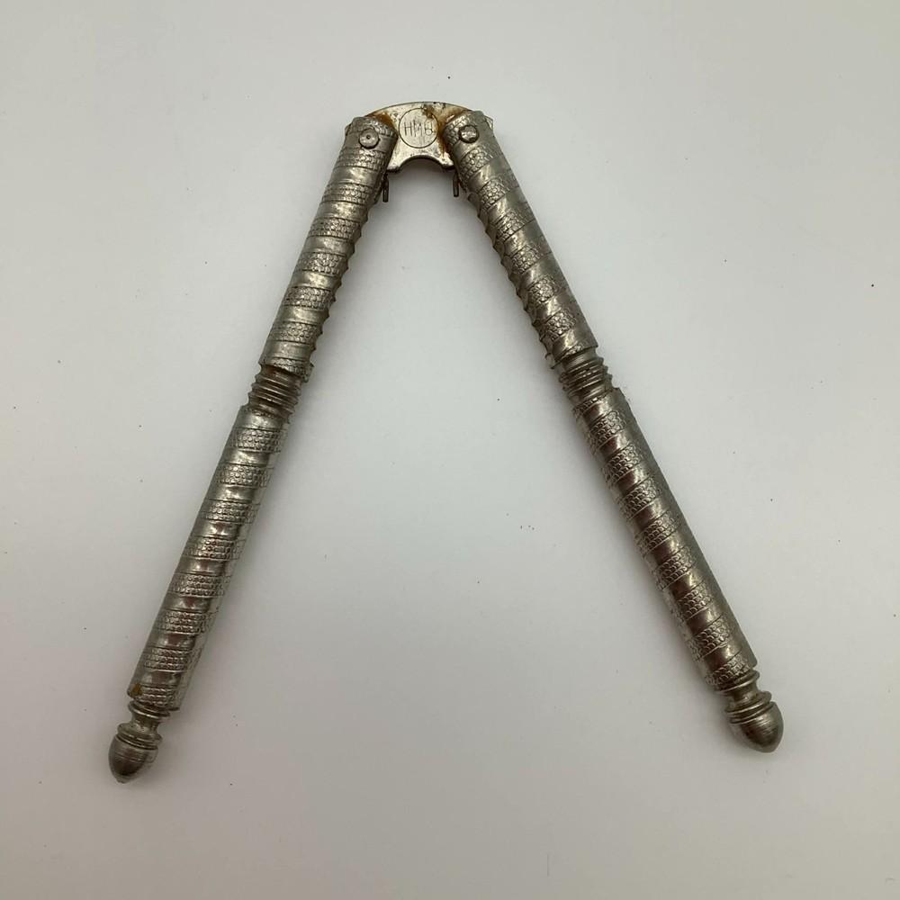 Vintage Rustic Ware Nut Cracker Bowl, Tree Bark, With 1 Pick